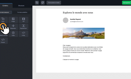 Prévisualisation fidèle et instantanée