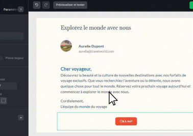 Édition live en responsive